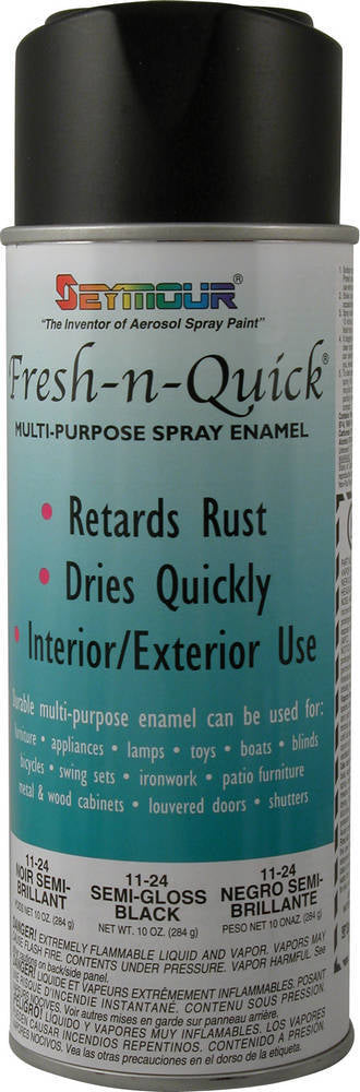 Fresh-N-Quick Semi- Gloss Black Paint