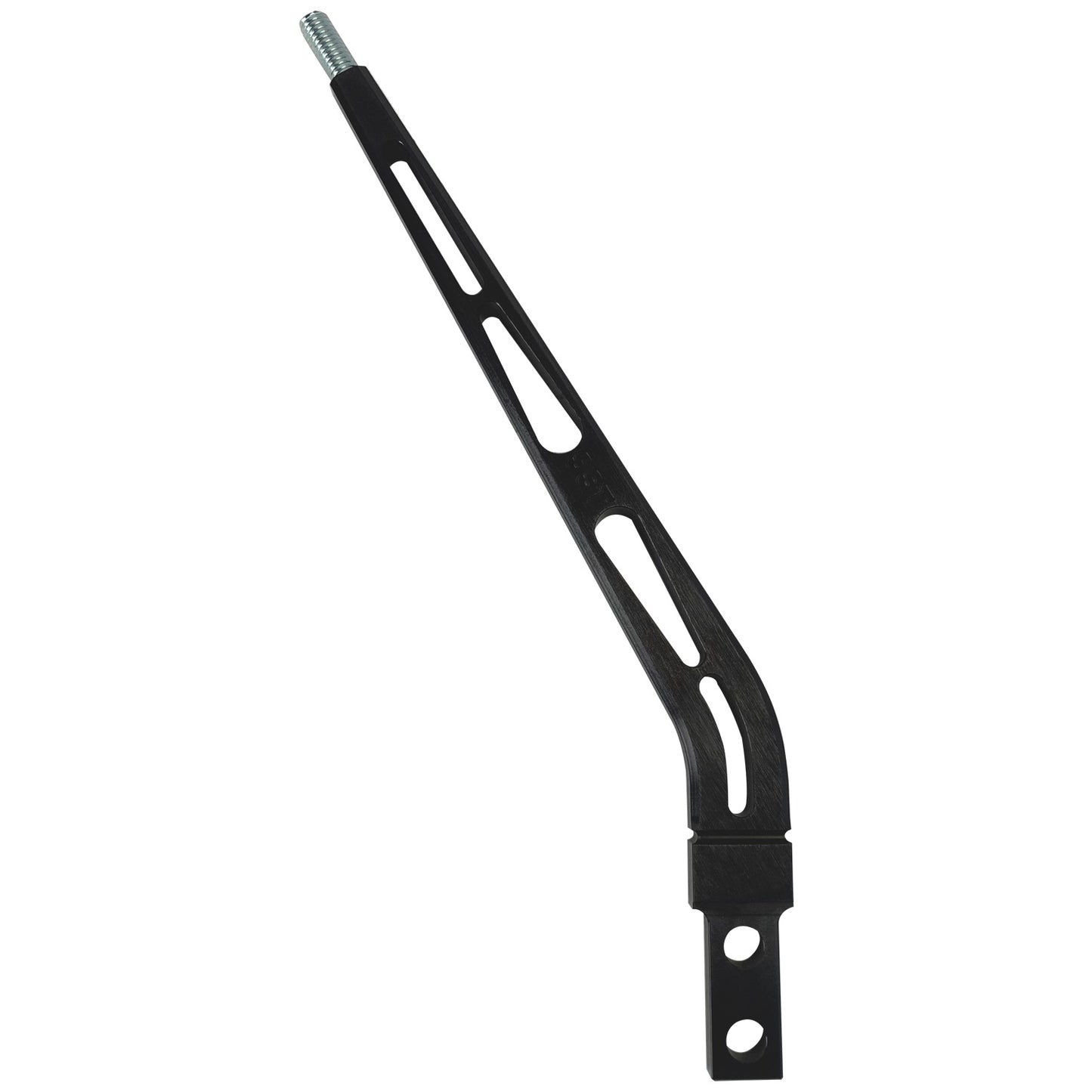 Silver Sport Transmissions 10" Layback Shifter Stick Billet Aluminum Black Anodized Finish SLA-00500B