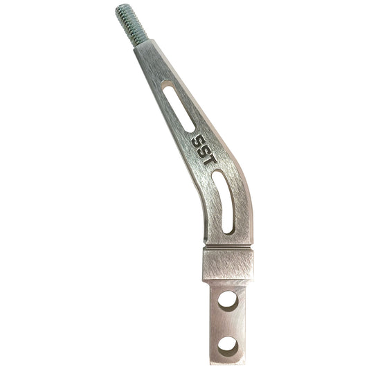 Silver Sport Transmissions 6" Layback Shifter Stick Billet Aluminum Brushed Aluminum Finish SLA-00502