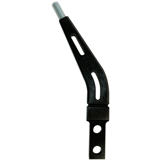 Silver Sport Transmissions 6" Layback Shifter Stick Billet Aluminum Black Anodized Finish SLA-00502B