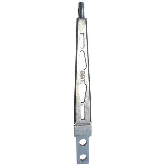 Silver Sport Transmissions 8" Straight Shifter Stick Billet Aluminum Brushed Aluminum Finish SLA-00504