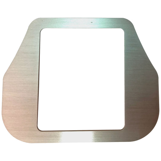 Silver Sport Transmissions C2 Magnum Console Cover Plate 18ga Aluminum Brushed SLG-C2V-CP6