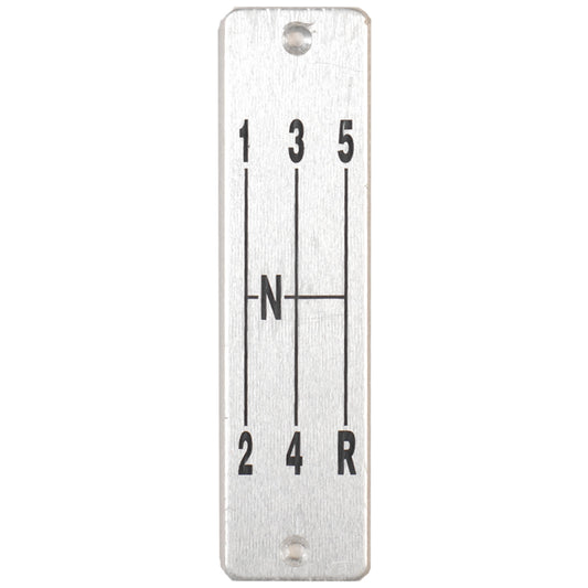 Silver Sport Transmissions 5 Speed Shift Pattern Plate For C1 Corvette SLG-C1V-NP5