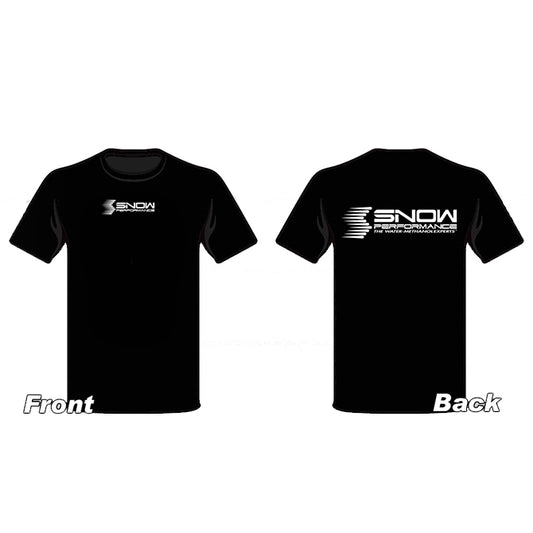 Snow Performance T-shirt Black W/white Logo Large SNO-19110L