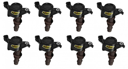 ACCEL Igntion Coil - Super Coil - 2008-2014 Ford 4.6L/5.4L/6.8L 3-valve engine, Black, 8-Pack 140033EK-8