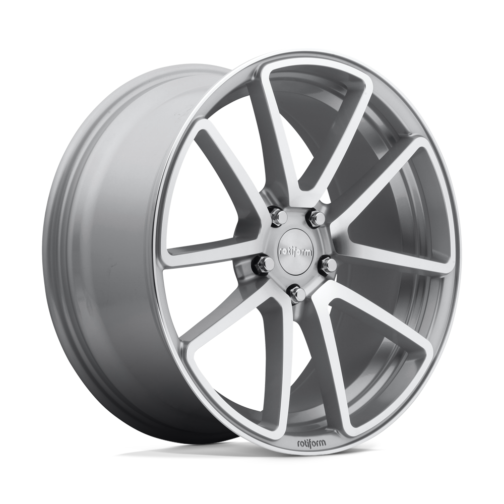 R120 18X8.5 5X4.5 GL-SLVR-MACH 45MM