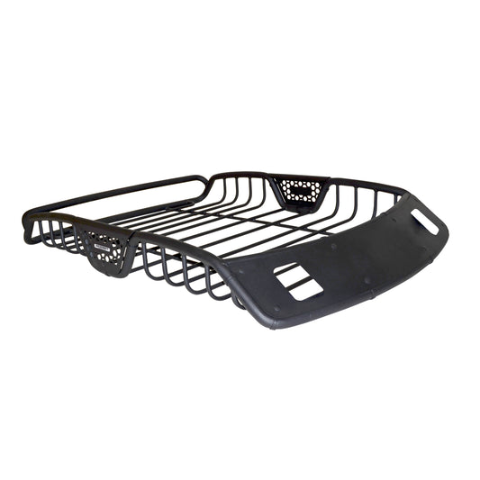 Go Rhino 59025T SR20 Tubular Steel Roof Rack With 2x Light Mount Openings 48" Long Textured Black