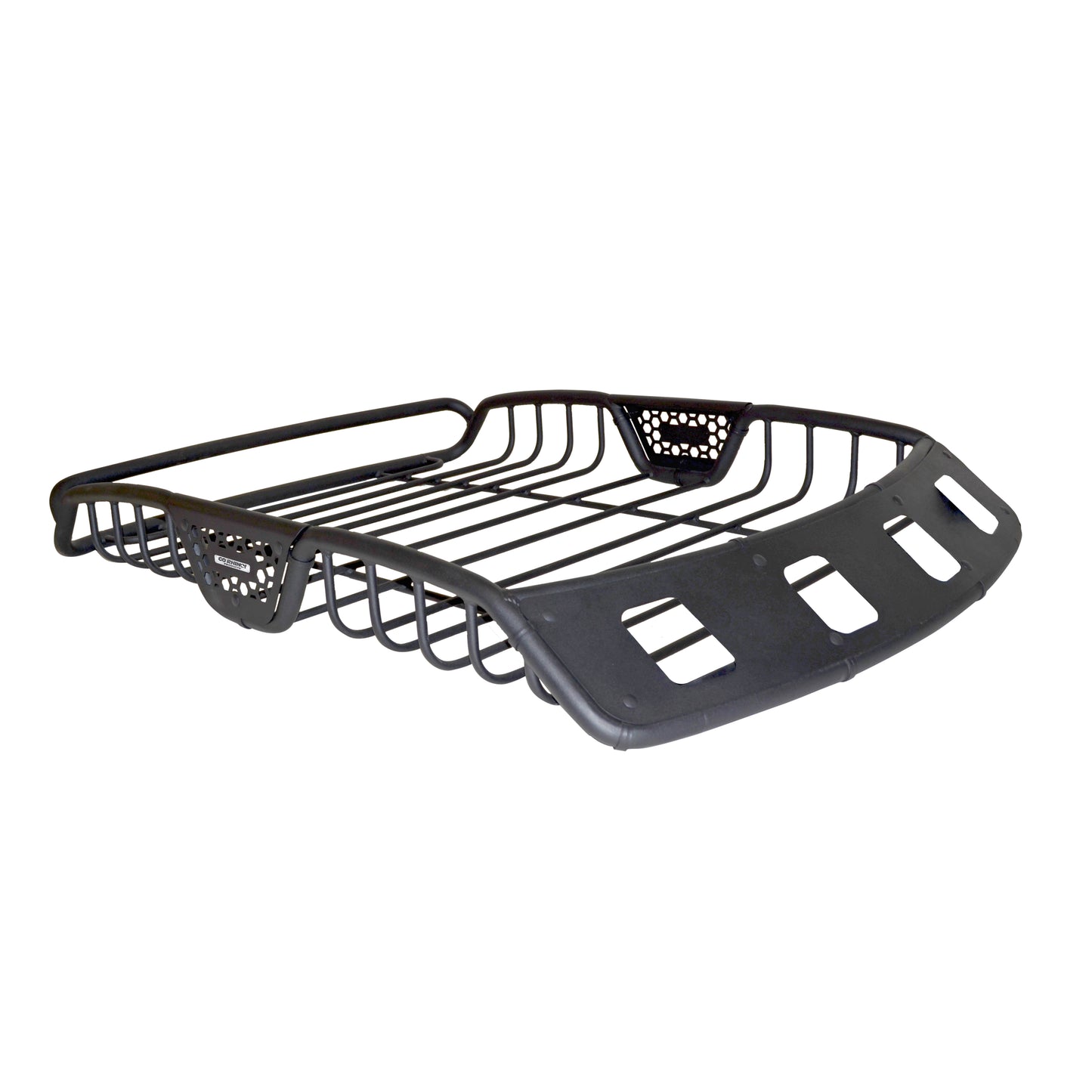 Go Rhino 59045T SR40 Tubular Steel Roof Rack With 4x Light Mount Openings 48" Long Textured Black