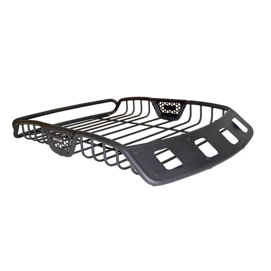 Go Rhino 59047T SR40 Tubular Steel Roof Rack With 4x Light Mount Openings 60" Long Textured Black