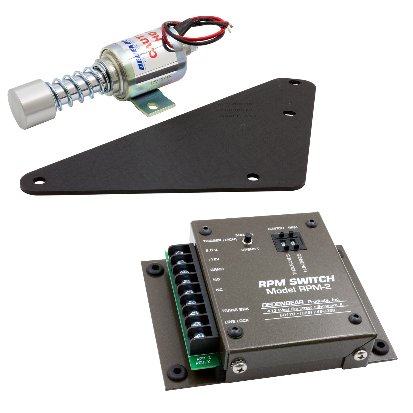 Dedenbear SOLENOID SHIFTER 2 SPD. FOR B&M PRO BANDIT WITH RPM2 (RPM ACTIVATED SWITCH) SS4RPM