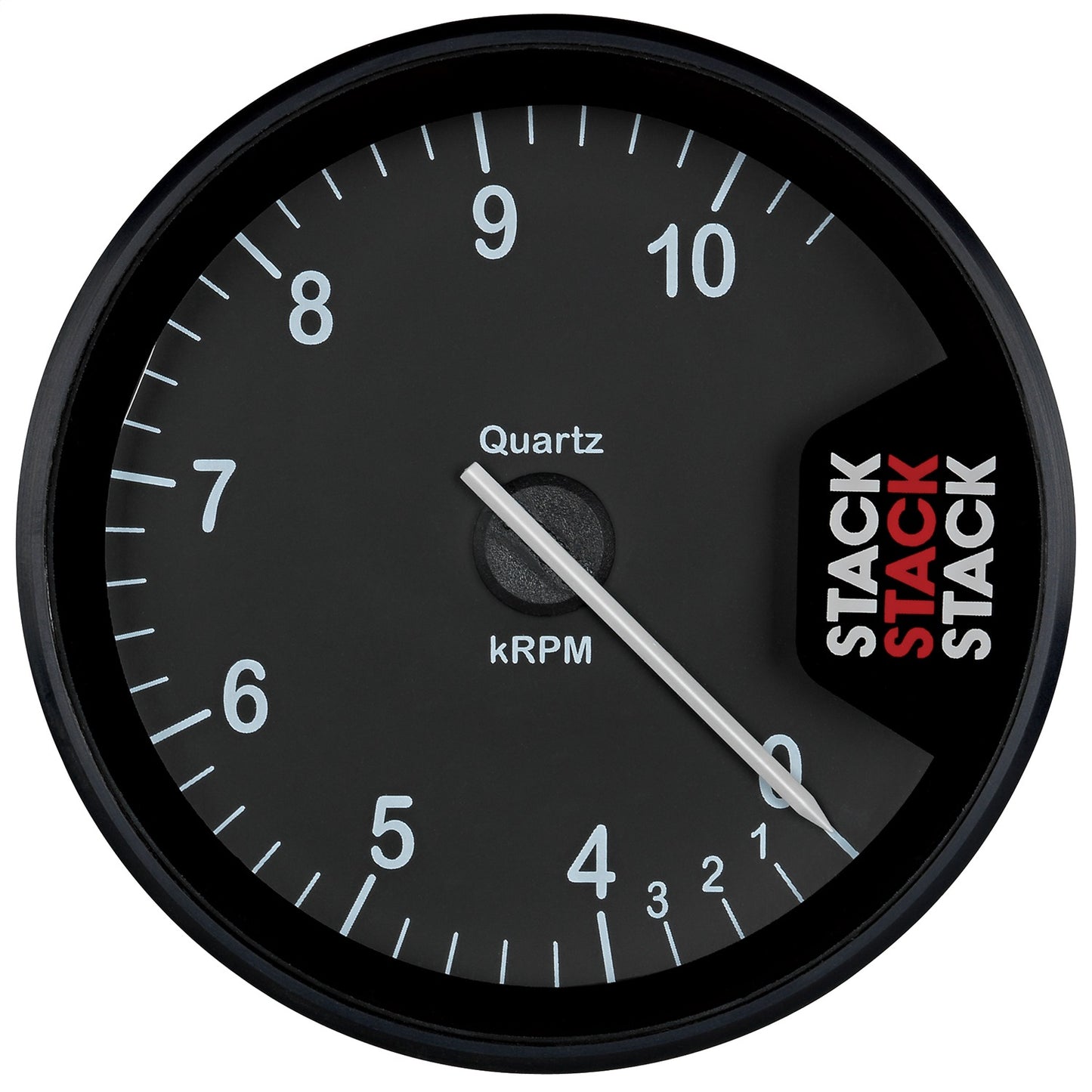 Stack TACHOMETER CLUBMAN 80MM BLACK 0-4-10.5K RPM ST200-04105
