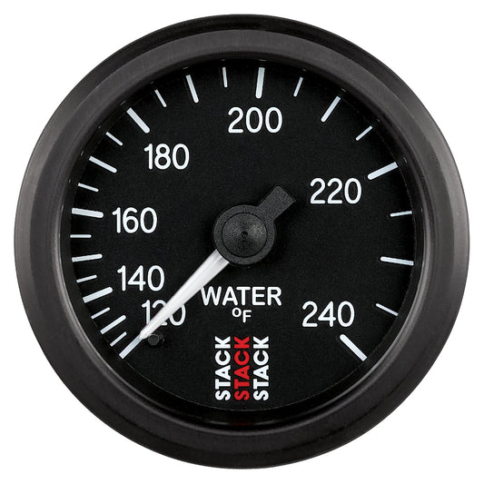 Stack WATER TEMP MECHANICAL 52MM BLACK 120-240 Farinihieht 1/2-1/16 in. NPT (M) ST3108