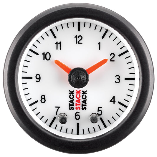 Stack ANALOG CLOCK WHT ST3367