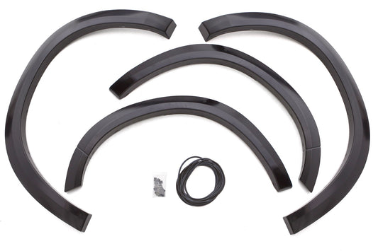 Lund SX204S Elite Series Black Sport Style Smooth Finish 4-Piece Fender Flare Set For 2019-2022 Ram 1500 Classic 2009-2018 Ram 1500 (Excludes Sport And Express)