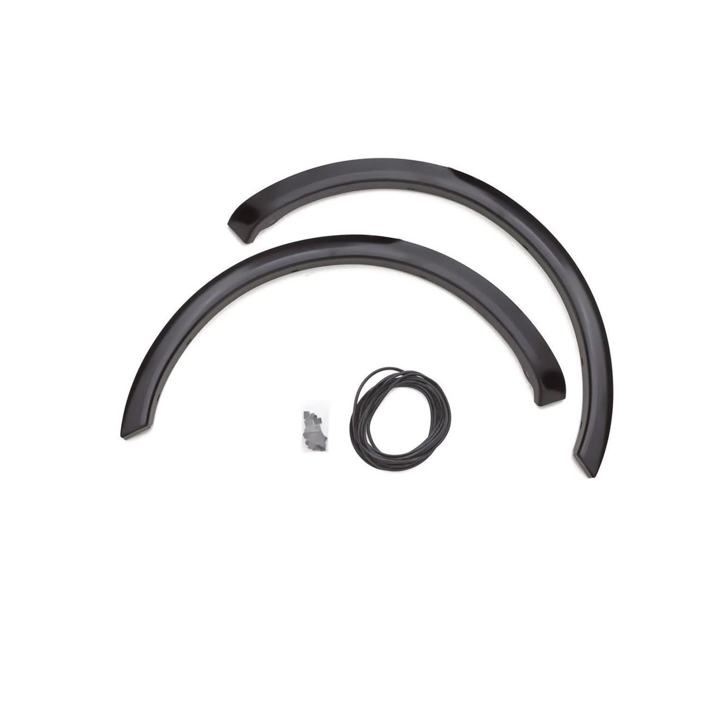 Lund SX313SA Elite Series Black Sport Style Smooth Finish Front Fender Flares For 2008-2010 Ford F-250 F-350 (Excludes Dually)