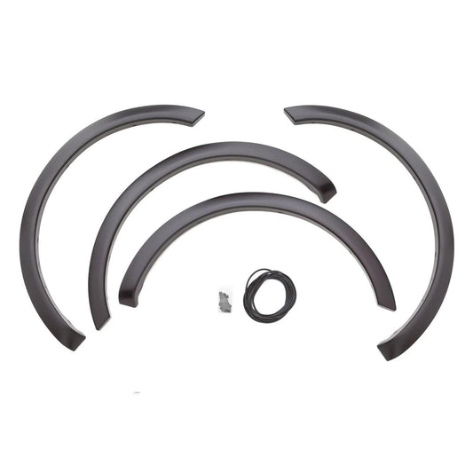 Lund SX313S Elite Series Black Sport Style Smooth Finish 4-Piece Fender Flare Set For 2008-2010 Ford F-250 F-350 (Excludes Dually)