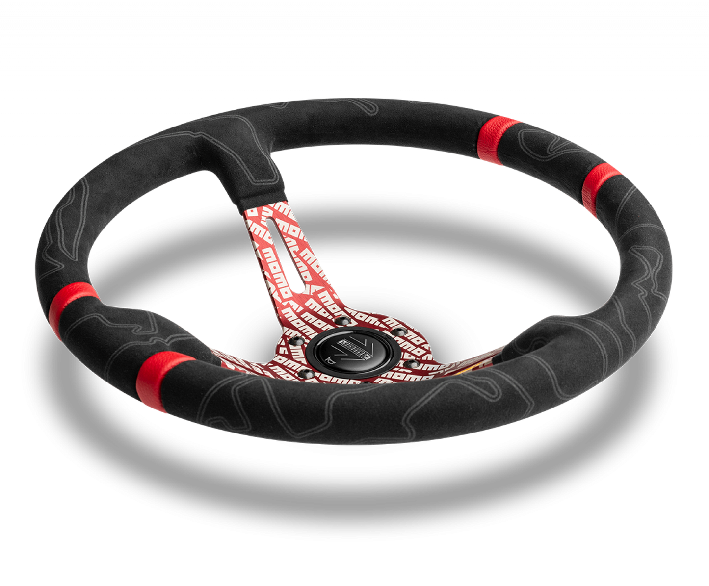 MOMO ULTRA Steering Wheel Red ULT35BK0RD
