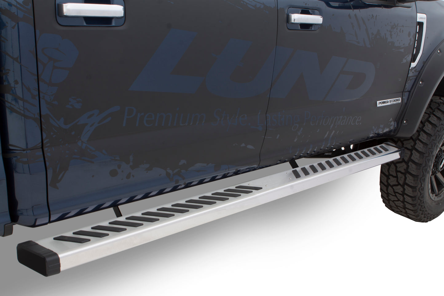 Lund 28665039 Summit Ridge 2.0 Stainless Steel Running Boards For 2005-2022 Toyota Tacoma Access Cab