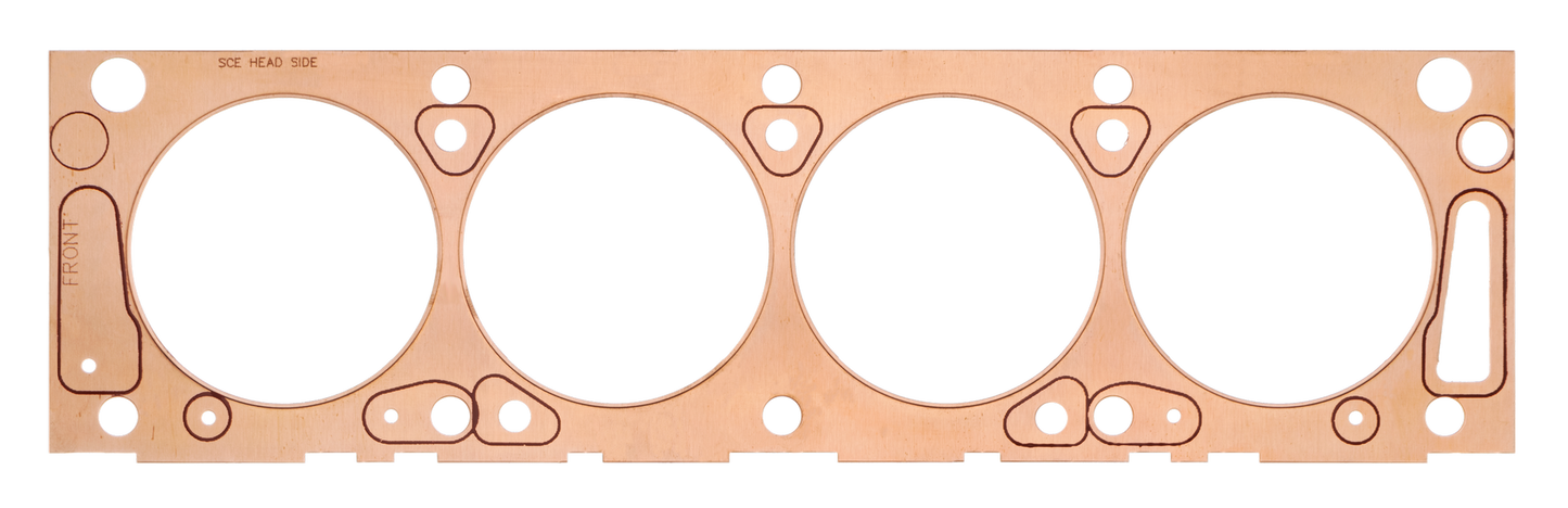 SCE Gaskets FORD 390-428 FE 4.250 X .093 TITAN COPPER HD GSKT RIGHT SIDE T342593R