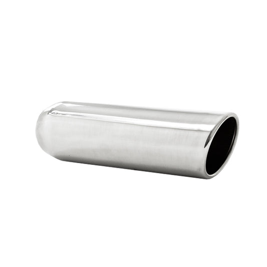 MBRP Exhaust 3.5in. OD; 2.25in. inlet; 12in. in length; Angled Cut Rolled End; Weld on; T304 T5137