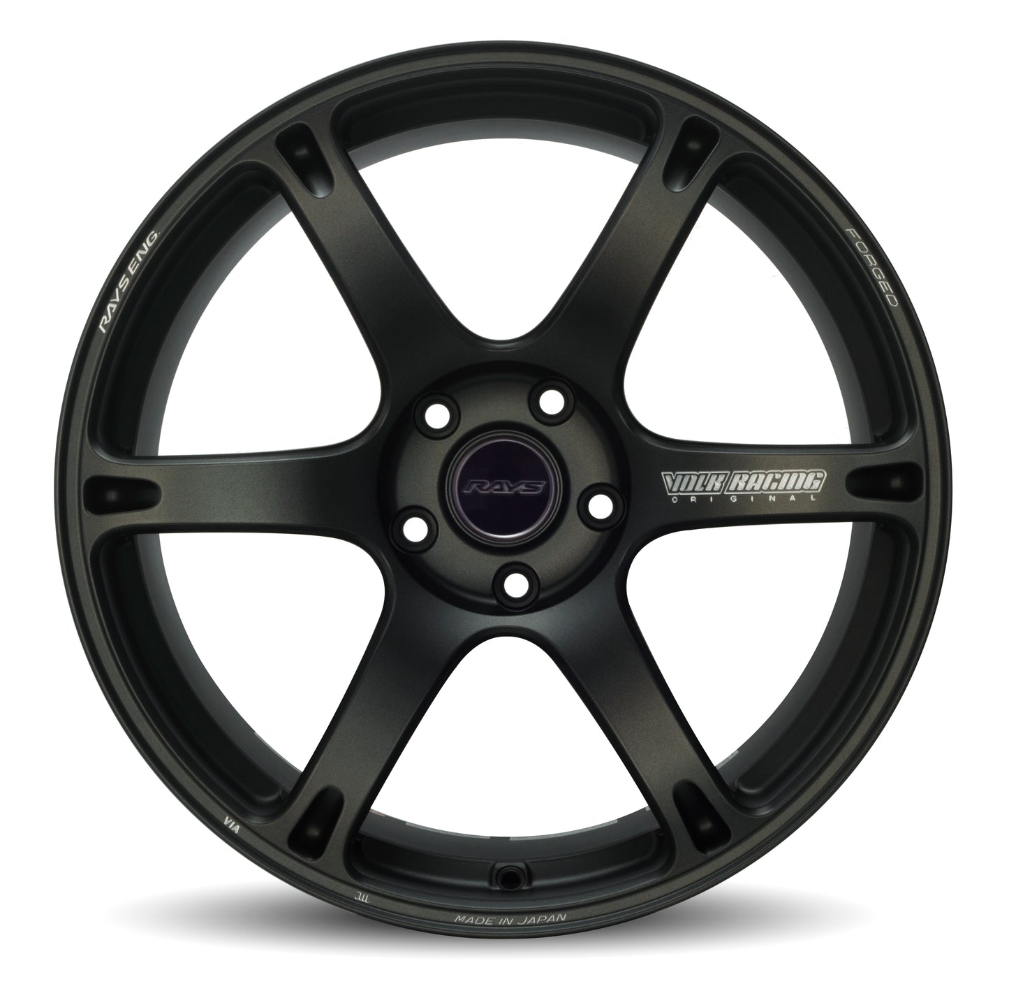 Volk TE037 6061 18x8.5 MATTE GUNBLACK (MT) Wheel