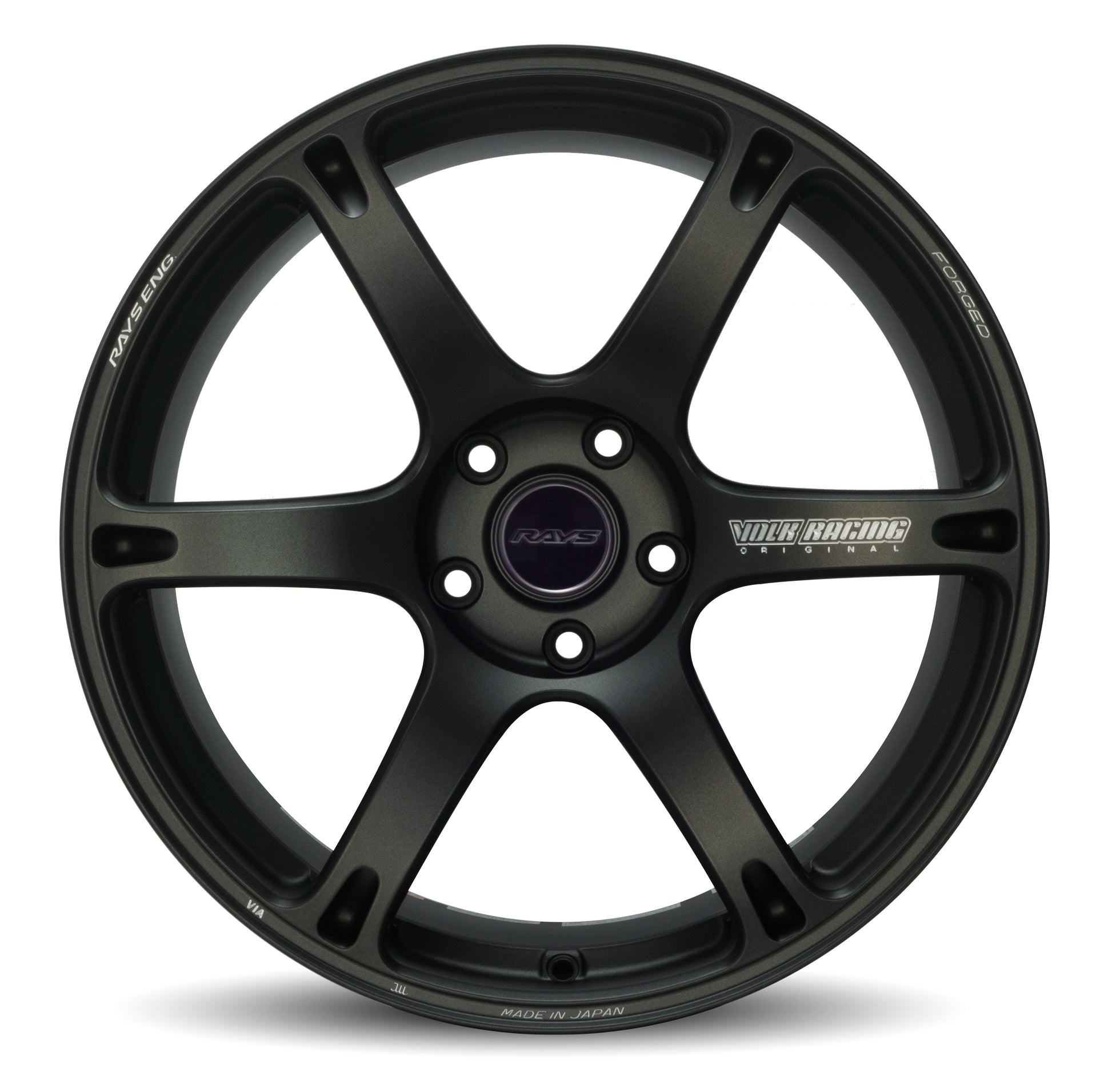 Volk TE037 6061 18x10.0 MATTE GUNBLACK (MT) Wheel