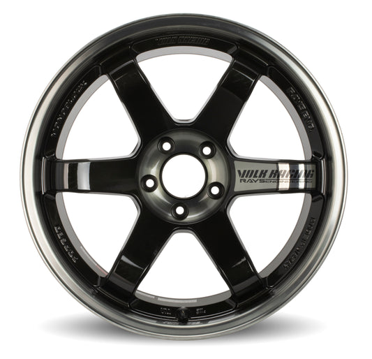 Volk TE37SL 19x10.5 PRESSED DOUBLE BLACK (PW) Wheel