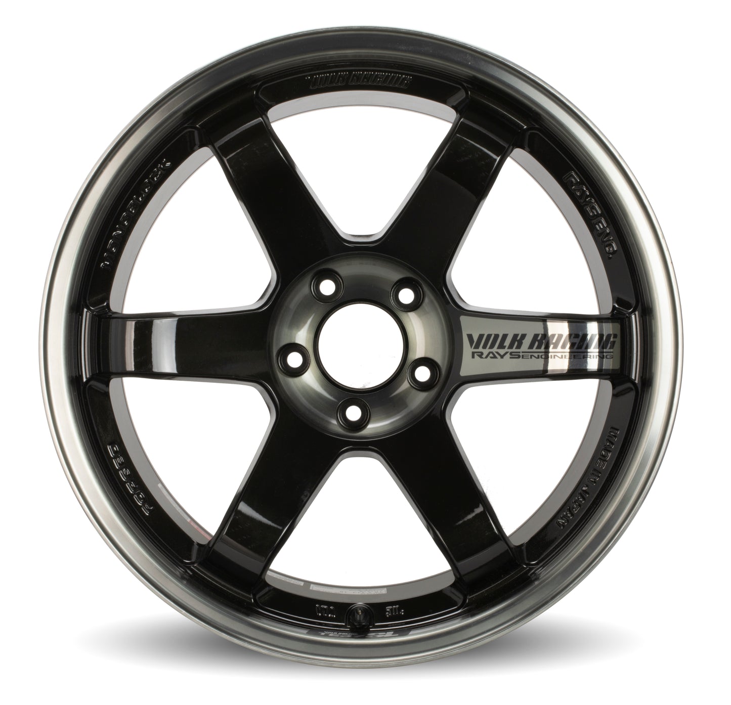 Volk TE37SL (SPECIAL) 19x9.5 PRESSED DOUBLE BLACK (PW) Wheel