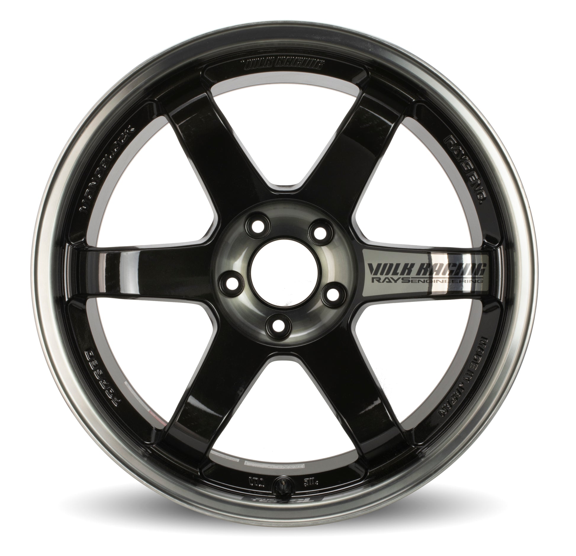 Volk TE37SL 19x9.5 PRESSED DOUBLE BLACK (PW) Wheel
