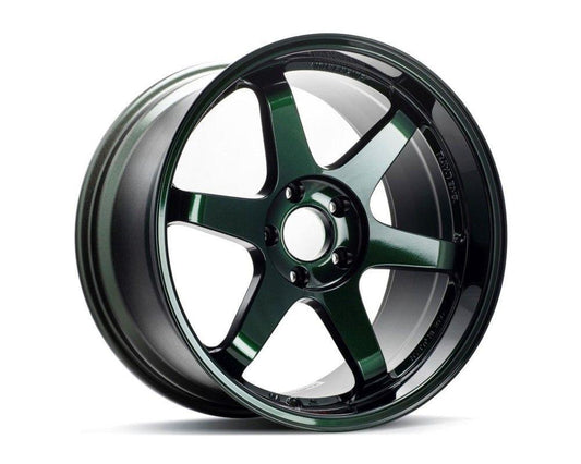 Volk TE37SL (SPECIAL) 17x8.5 HYPER COLORS, RACING GREEN Wheel