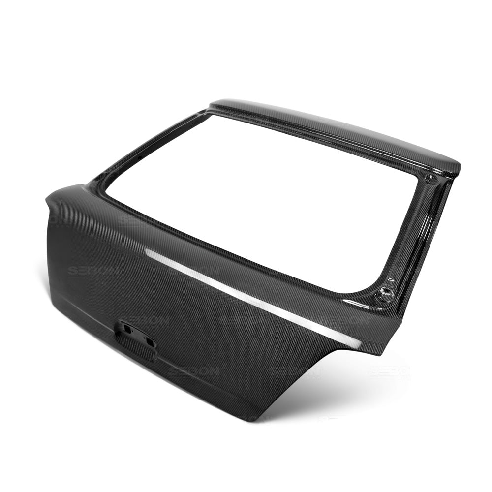 Seibon Carbon TL0205SBIMPHB OEM-style carbon fiber trunk lid for 2002-2007 Subaru Impreza/WRX Wagon