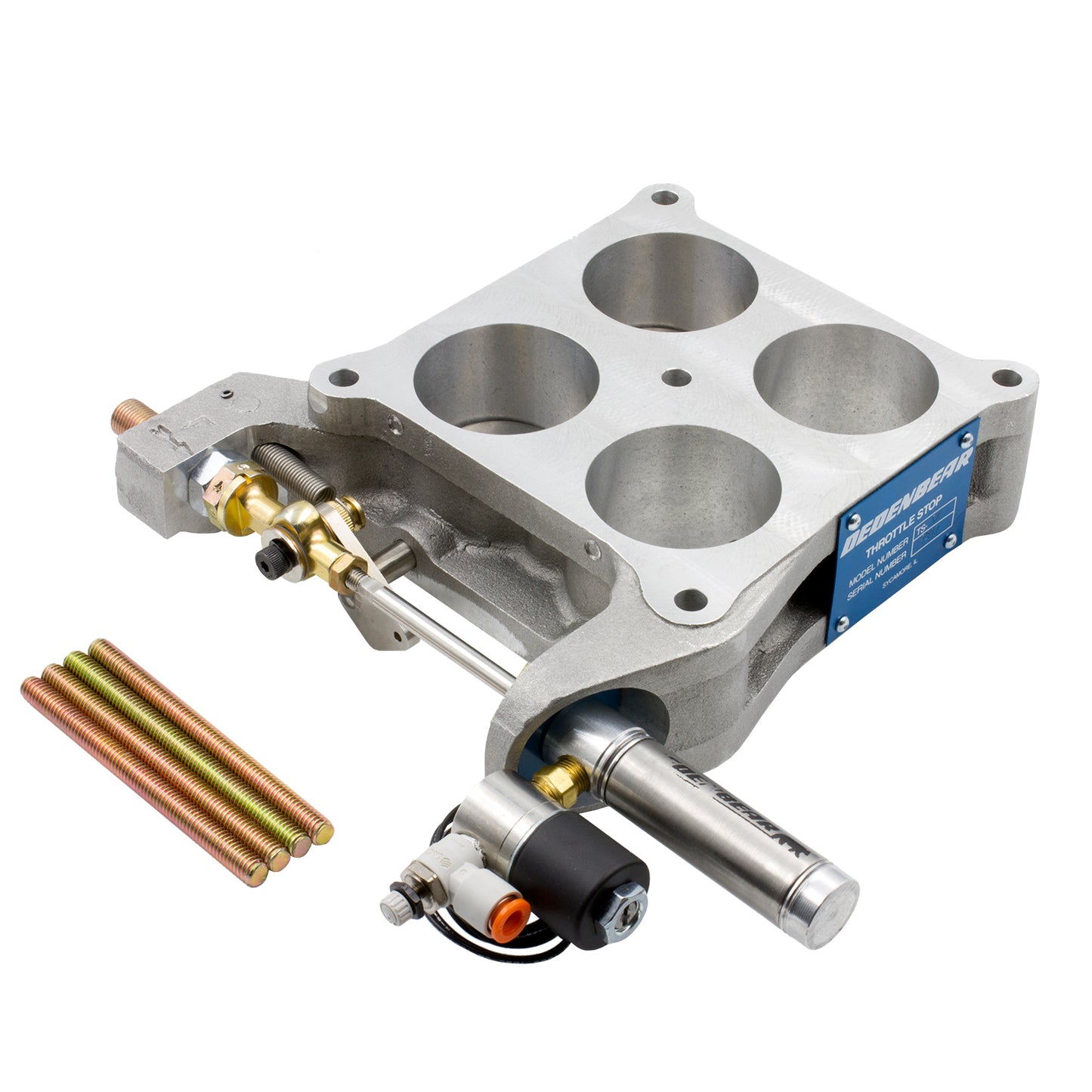 Dedenbear THROTTLE STOP BASEPLATE STYLE CO2 ACTUATED DOM. HOLLEY 4500 (SINGLE ACTING) TS5A