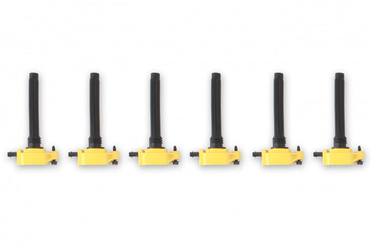ACCEL Ignition Coil - SuperCoil - 2011-2016 Mopar -3.6L V6 - Yellow - 6-Pack 140648-6