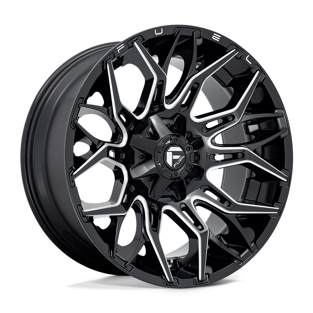 D769 22X10 8X6.5 G-BLK-MILL -18MM