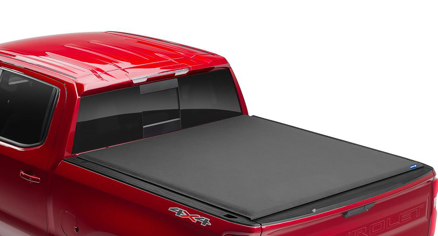 Lund 968226 Genesis Elite Roll Up Truck Bed Tonneau Cover - 2022-2023 Toyota Tundra W/o Track Adptr Kit; Fits 6.5 Ft. Bed W/o Trail Special Edition Box