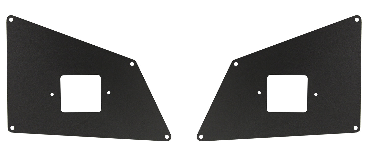 Go Rhino 243883T BR6 Light Plates Textured Black