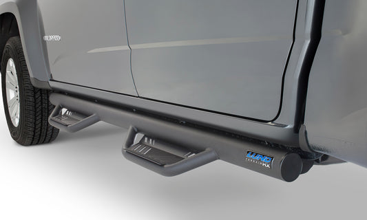 Lund 34641740 Black Steel Terrain HX Step Nerf Bars For 2007-2020 Toyota Tundra CrewMax Cab
