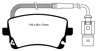 EBC UD1018 Ultimax OEM Replacement Brake Pads