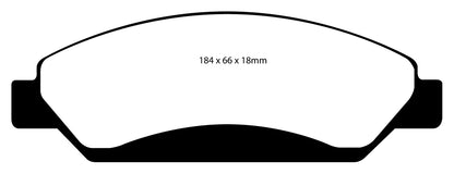 EBC UD1092 Ultimax OEM Replacement Brake Pads