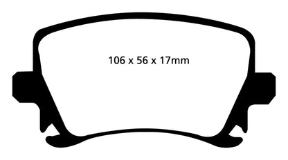 EBC UD1108 Ultimax OEM Replacement Brake Pads