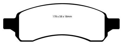 EBC UD1169 Ultimax OEM Replacement Brake Pads