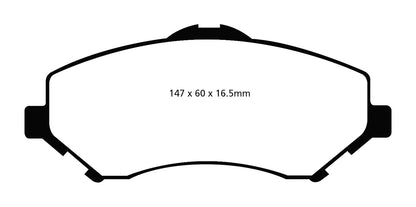 EBC UD1273 Ultimax OEM Replacement Brake Pads