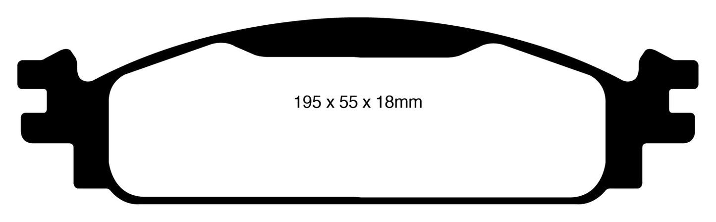 EBC UD1376 Ultimax OEM Replacement Brake Pads