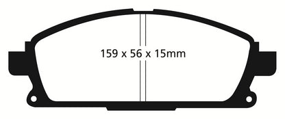 EBC UD855 Ultimax OEM Replacement Brake Pads