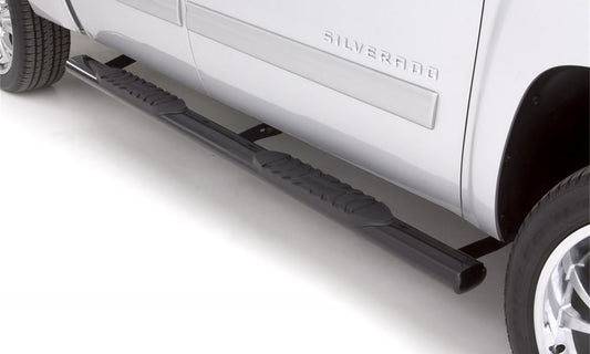 Lund 24076006 Black Steel 5 Inch Oval Straight Nerf Bars For 2019-2022 Ram 1500 Quad Cab