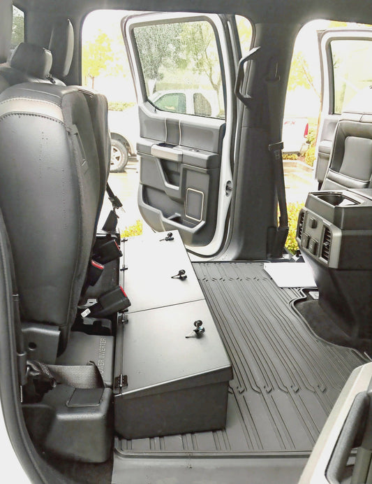 ESP Truck Accessories Lockable Metal Truck Storage For Under The Back Seat USSF150-01