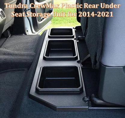 ESP Truck Accessories Plastic Truck Storage For Under The Back Seat With 3 Compartments USSCM-02