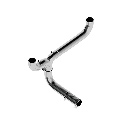 MBRP Exhaust T-Pipe Kit; 5" Smokers; AL UT6001