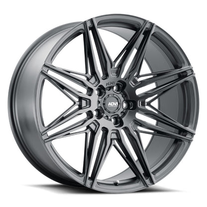 ADV.1 22x9.0 ADV08 SC 5x130 ET46 BS6.8 Satin BLK 71.6 Wheel V11229030P46