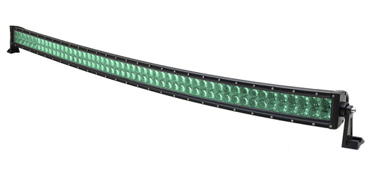 Quake LED - QUUA467 - 54 Inch Curved LED RGB Light Bar Dual Row 312 Watt Spot Ultra Arc Accent Series Quad-Lock/Interlock